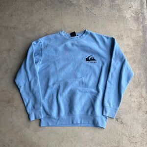 Quiksilver 2000s y2k baby blue long sleeve crewneck Mens size S